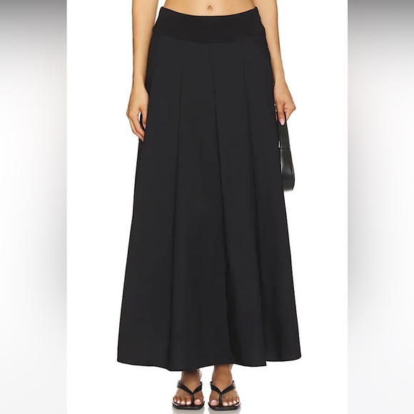 NWOT! Lovers and Friends Jetty Maxi Skirt in Black